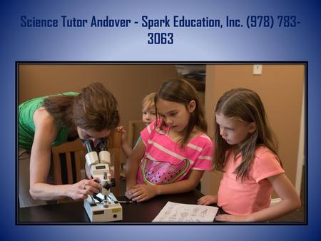 Science Tutor Andover - Spark Education, Inc. (978)