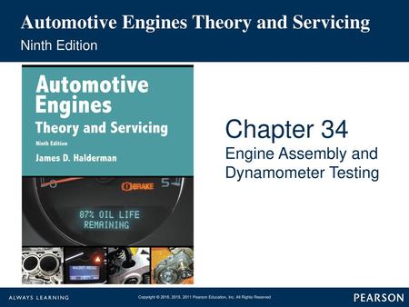 Automotive Engines Theory and Servicing