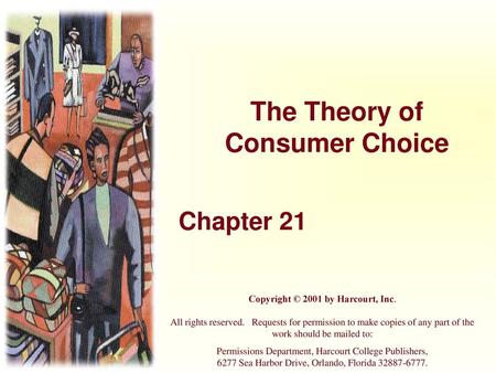 The Theory of Consumer Choice