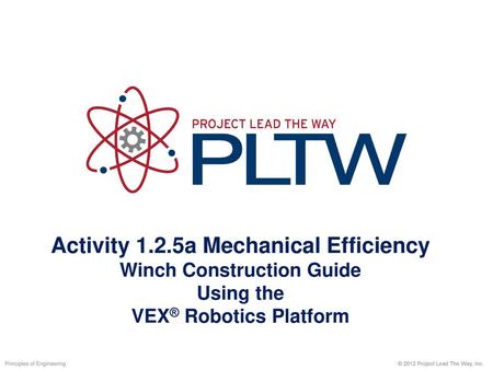 Activity 1.2.5a Mechanical Efficiency