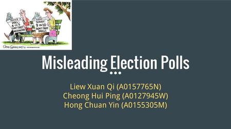 Misleading Election Polls