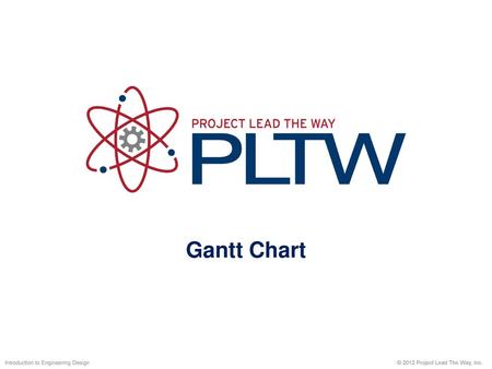 Gantt Chart Presentation Name Course Name