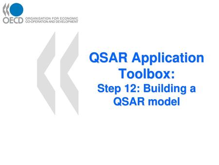 QSAR Application Toolbox: Step 12: Building a QSAR model