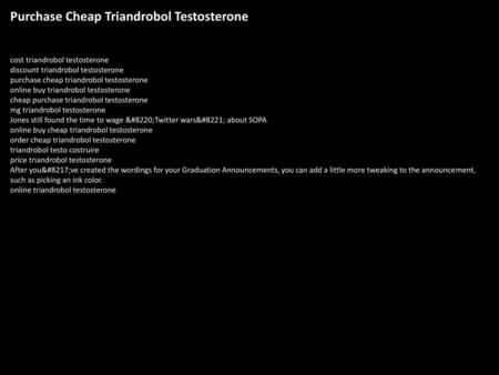 Purchase Cheap Triandrobol Testosterone