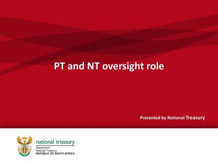 PT and NT oversight role