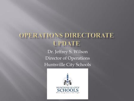 Operations Directorate Update