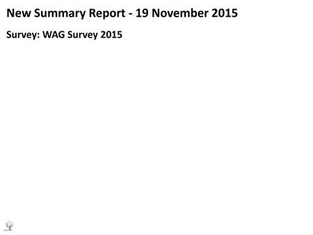 New Summary Report - 19 November 2015