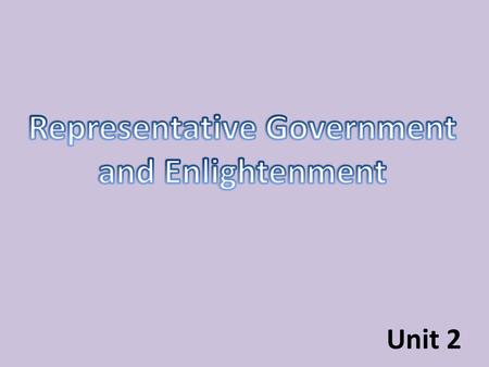 Representative Government and Enlightenment