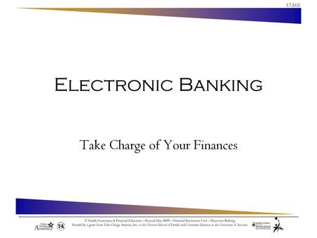 Take Charge of Your Finances