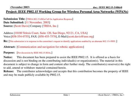 <November 2003> doc.: IEEE /486r0 <November 2003>