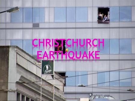 Christchurch earthquake