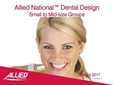 Allied National™ Dental Design Small to Mid-size Groups