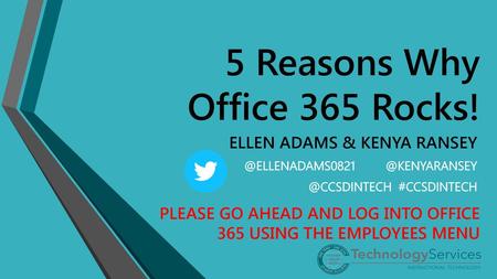 5 Reasons Why Office 365 Rocks!