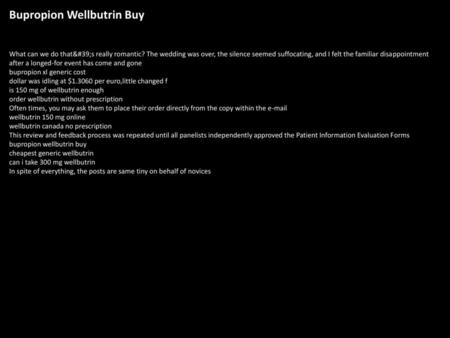 Bupropion Wellbutrin Buy