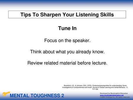 Tips To Sharpen Your Listening Skills