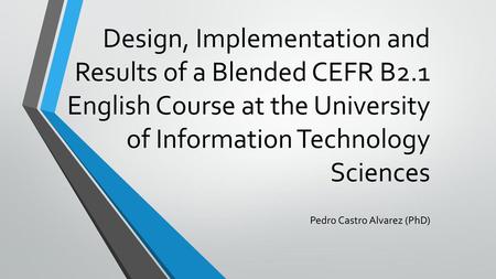 Pedro Castro Alvarez (PhD)