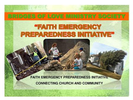 “FAITH EMERGENCY PREPAREDNESS INITIATIVE”