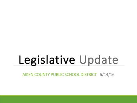 AIKEN COUNTY PUBLIC SCHOOL DISTRICT 6/14/16