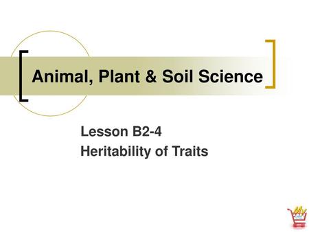 Animal, Plant & Soil Science