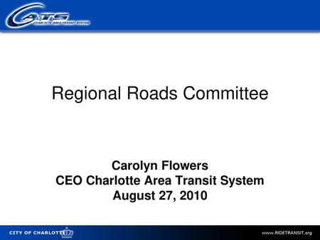 Regional Roads Committee