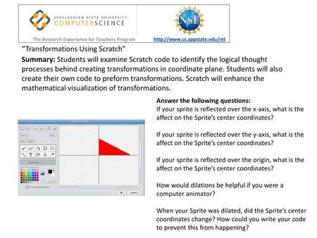 “Transformations Using Scratch”