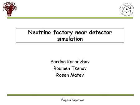 Neutrino factory near detector simulation