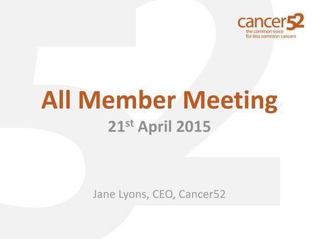 All Member Meeting 21st April 2015