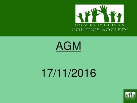 AGM 17/11/2016.