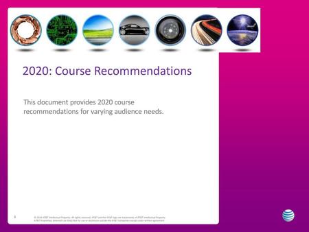 2020: Course Recommendations