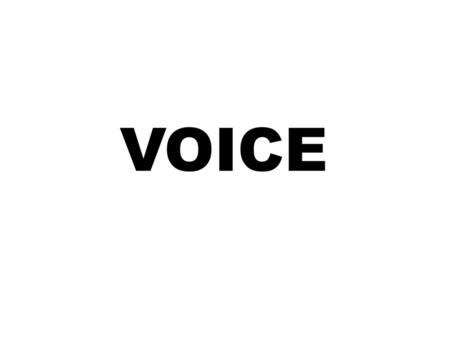 VOICE.