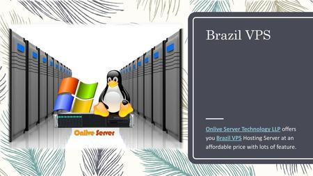 Brazil VPS Onlive Server Technology LLP offers you Brazil VPS Hosting Server at an affordable price with lots of feature.