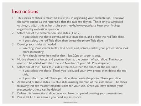 Assignment Name & Number