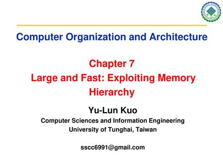 Yu-Lun Kuo Computer Sciences and Information Engineering