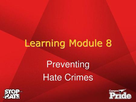 Preventing Hate Crimes