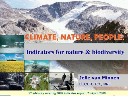 Indicators for nature & biodiversity