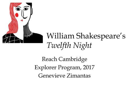 William Shakespeare’s Twelfth Night