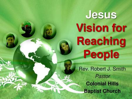 Jesus Vision for Reaching People