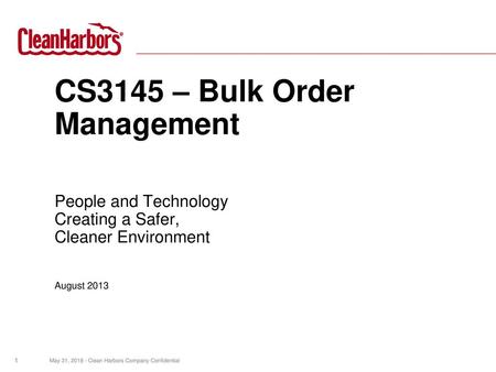 CS3145 – Bulk Order Management