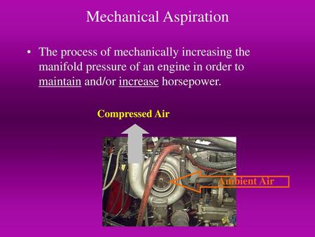 Mechanical Aspiration