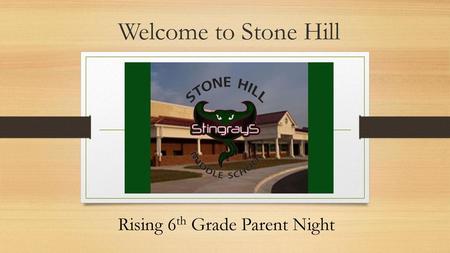 Rising 6th Grade Parent Night