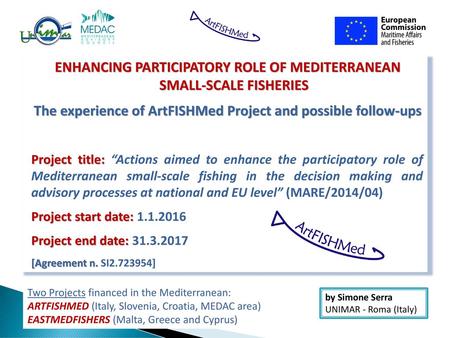 ENHANCING PARTICIPATORY ROLE OF MEDITERRANEAN SMALL-SCALE FISHERIES