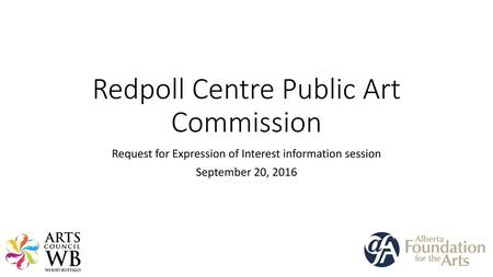 Redpoll Centre Public Art Commission