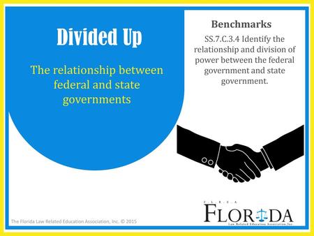 The relationship between federal and state governments