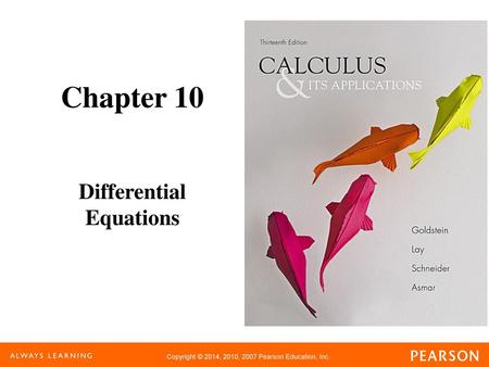 Differential Equations