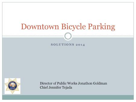 Downtown Bicycle Parking