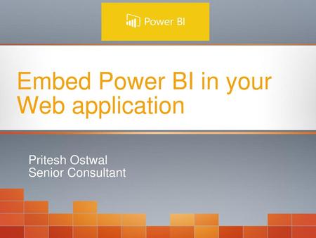 Embed Power BI in your Web application