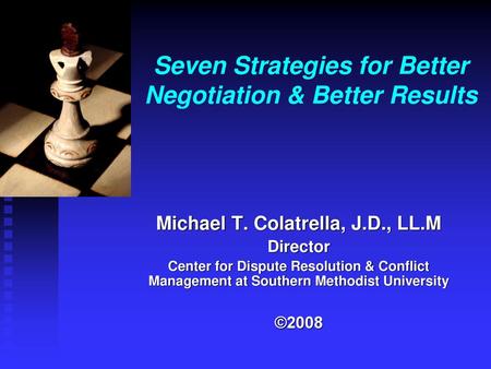 Seven Strategies for Better Negotiation & Better Results