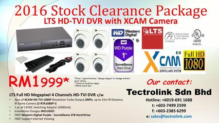 2016 Stock Clearance Package