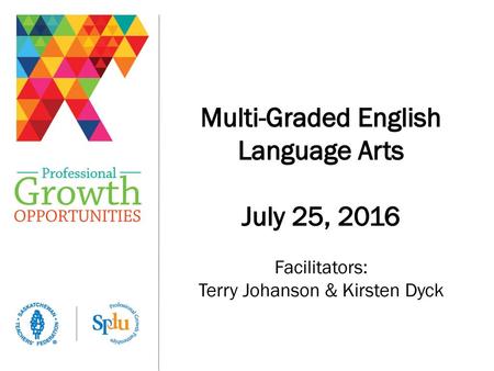 Multi-Graded English Language Arts