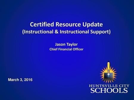 Certified Resource Update